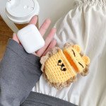 Wholesale Cute Design Cartoon Handcraft Wool Fabric Cover Skin for Airpod (1 / 2) Charging Case (Lion)